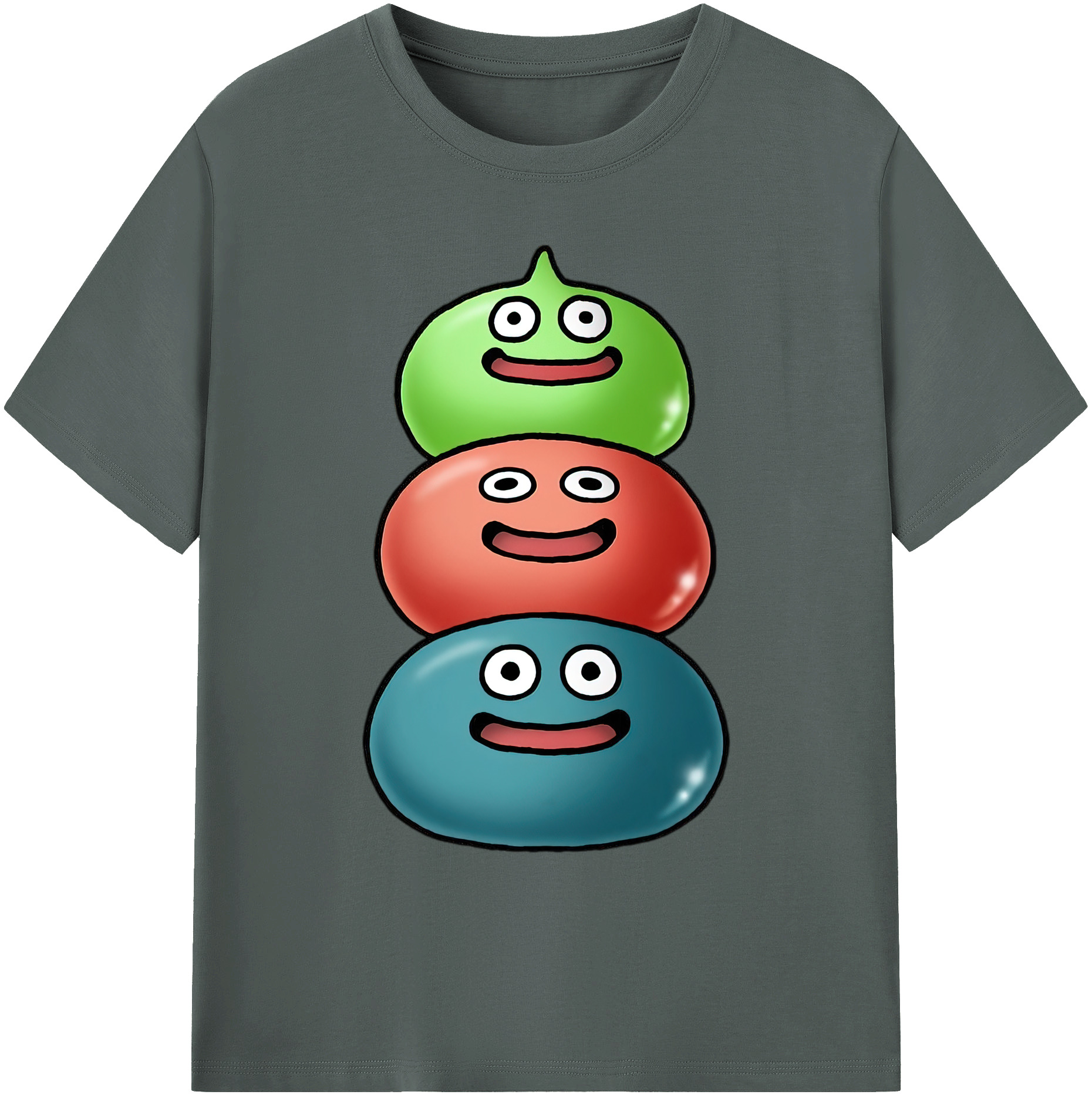 （画像用） ドラゴンクエスト Doragon Kuesuto Dragon Quest 綿100％ メンズ半袖Tシャツ｜肌触りやわらか＆通気性